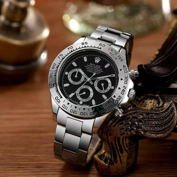 Rolex Oyster perpetual Daytona Chosmograph Silver-Black