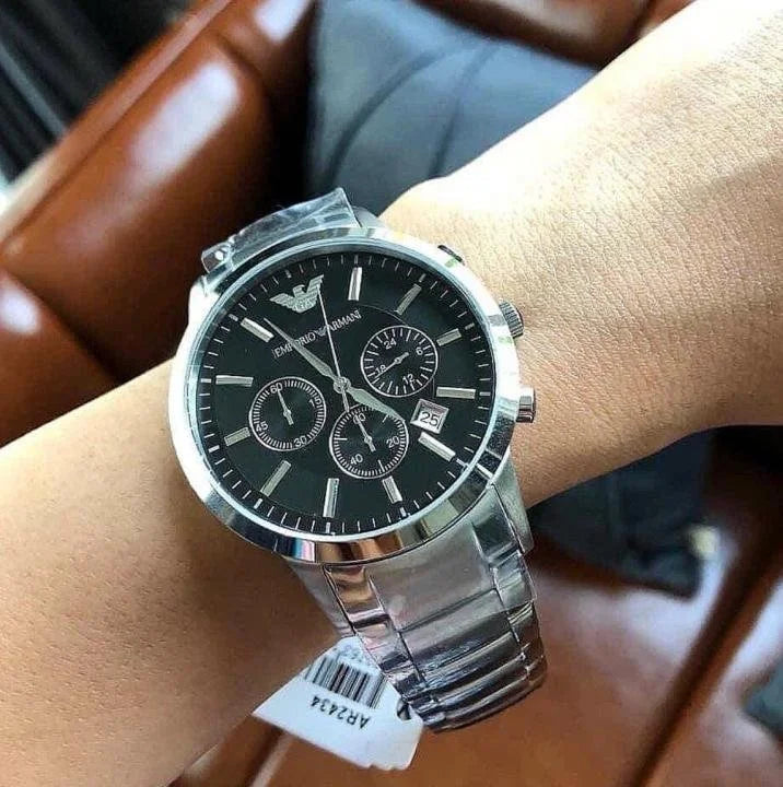 Emporio Armani Classic Silver-Black