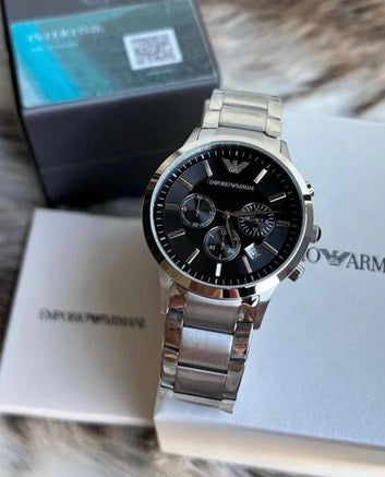 Emporio Armani Classic Silver-Black – Premium Product Specifications