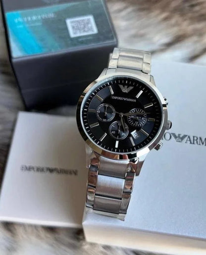 Emporio Armani Classic Silver-Black