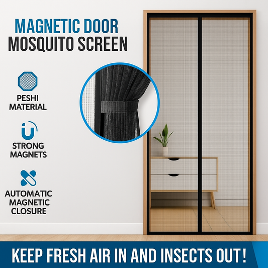 Magnetic Mosquito Net for Doors – Easy Installation, Durable & Insect Protection