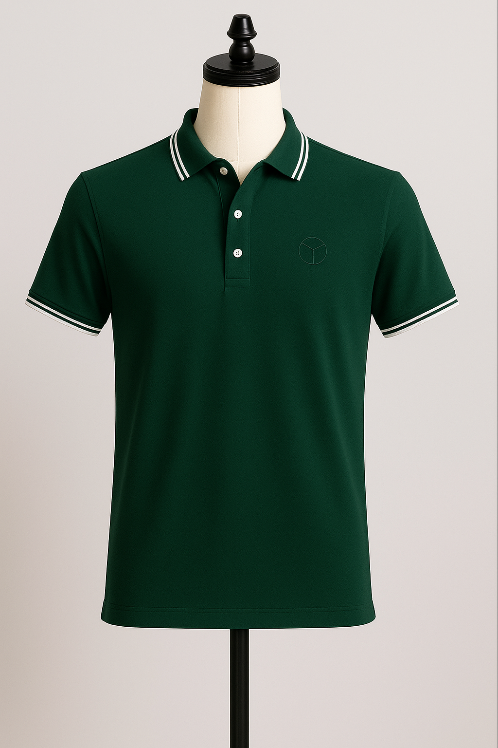 Men’s Dark Green Polo T-Shirt | Zayello Cloth | - ZAYELLO 
