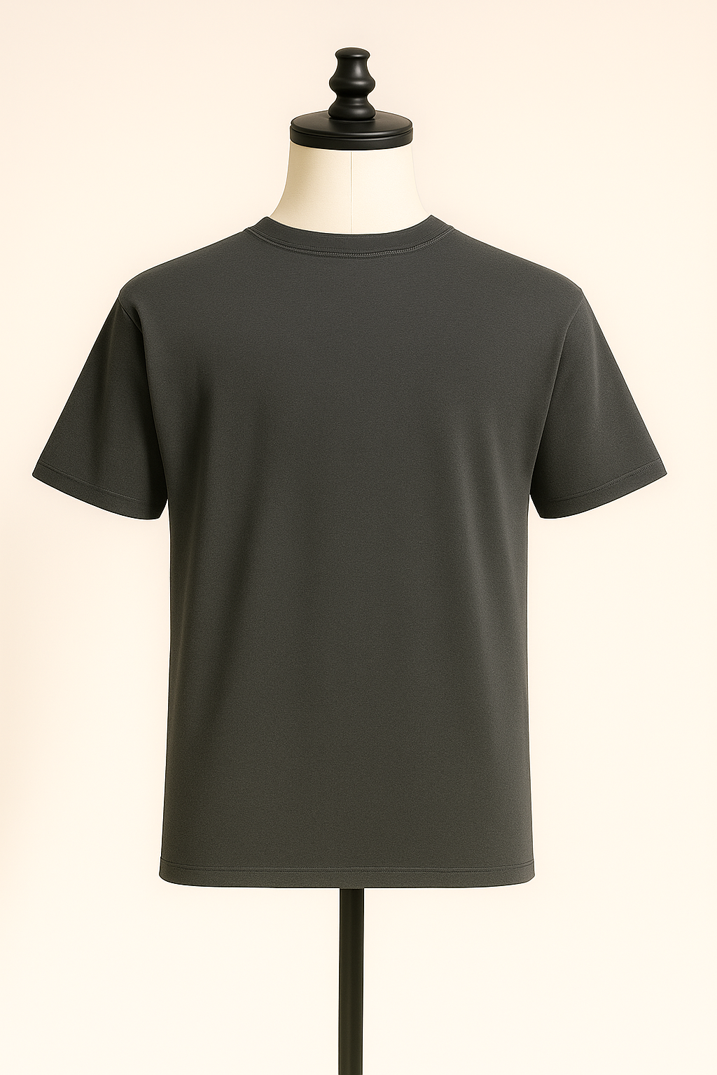 Dark Grey Printed T-Shirt - ZAYELLO 