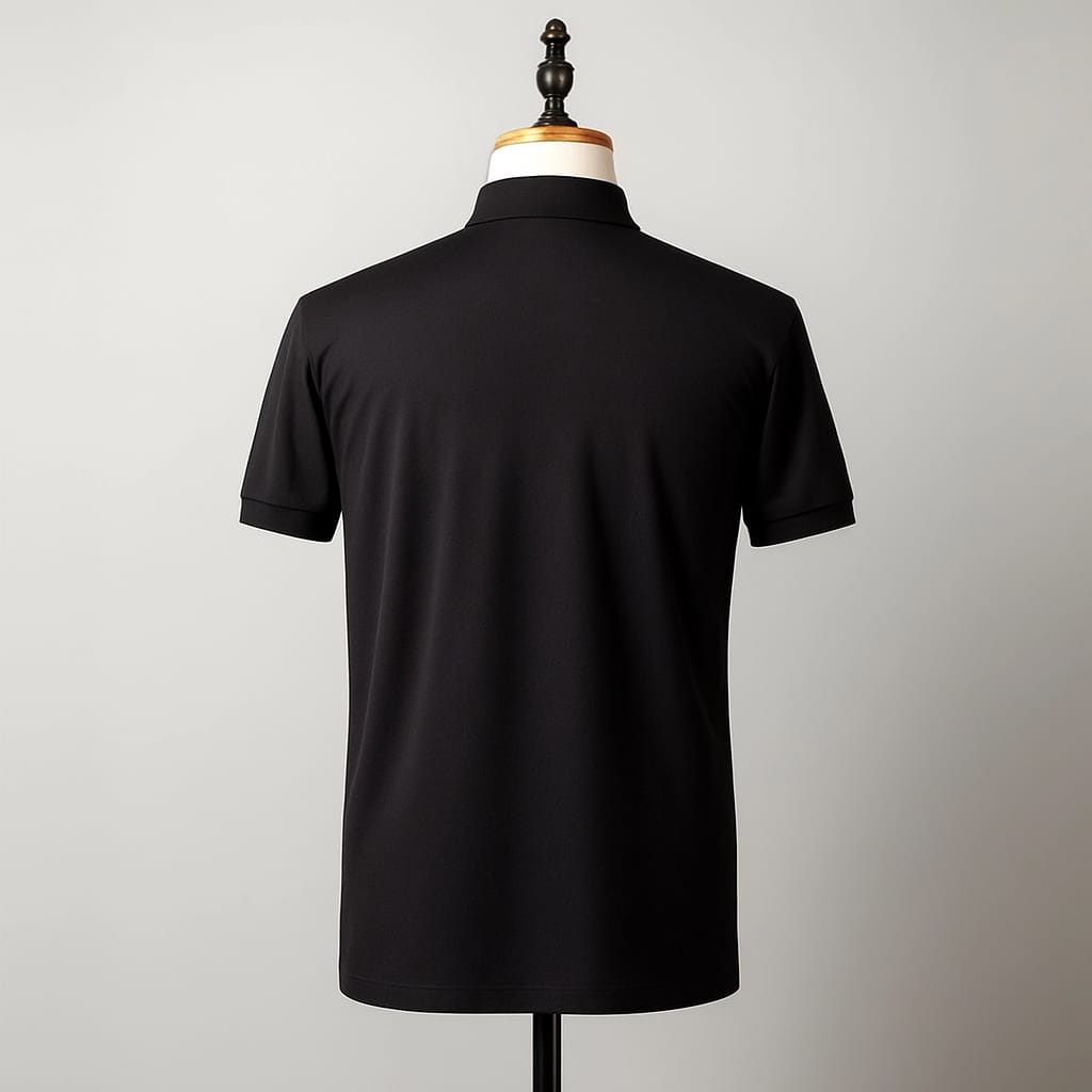 Men’s Classic Black Polo T-Shirt - ZAYELLO 