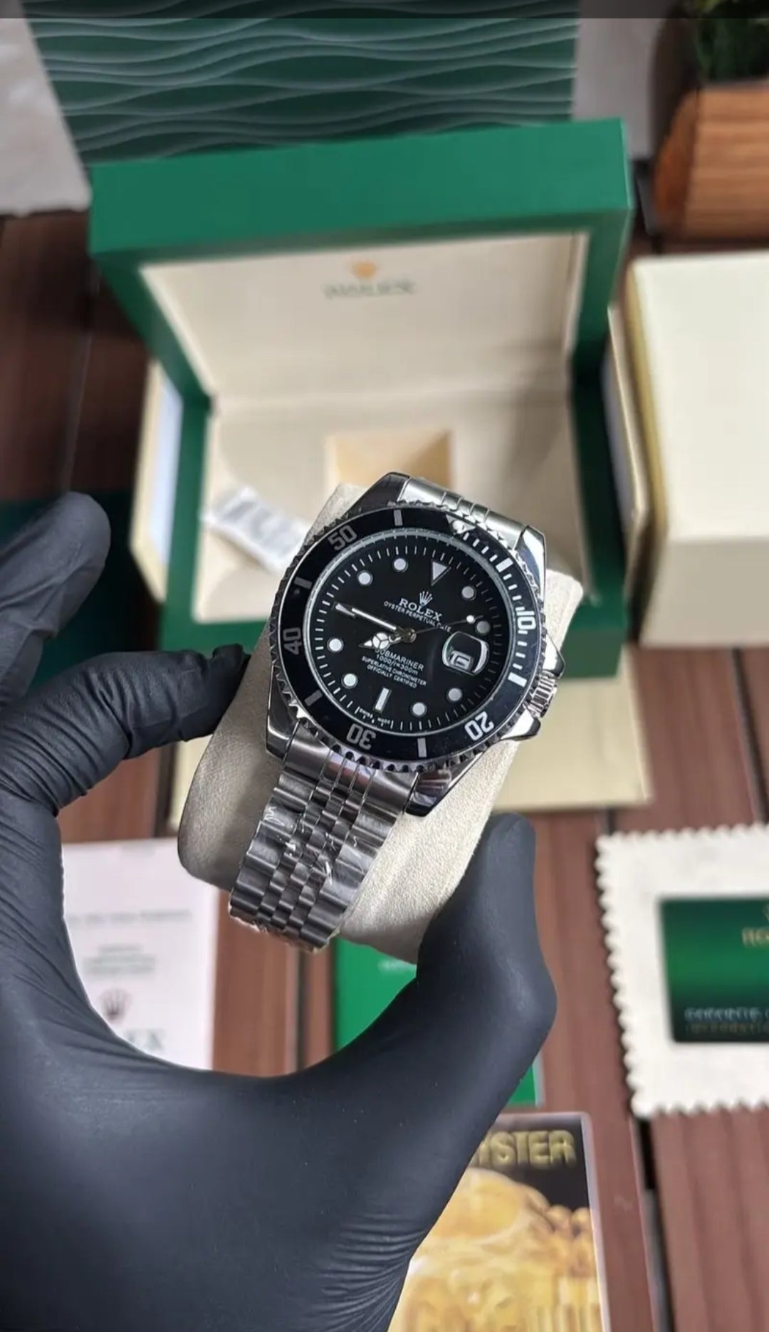 Men's Submariner Black Dial Luxury Watch - ZAYELLO 