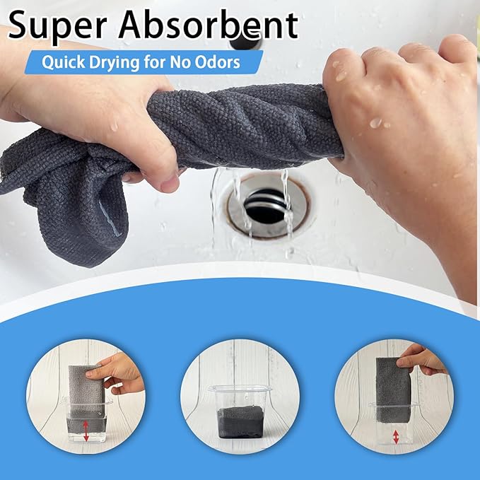 Microfiber Cleaning Cloth Roll – 50 Tear-Away Sheets for Effortless Cleaning! - ZAYELLO 