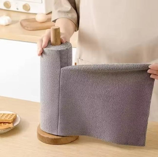 Microfiber Cleaning Cloth Roll – 50 Tear-Away Sheets for Effortless Cleaning! - ZAYELLO 